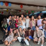 boat crawl san pedro la laguna happy drunk people