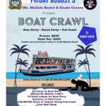 boat crawl san pedro la laguna poster