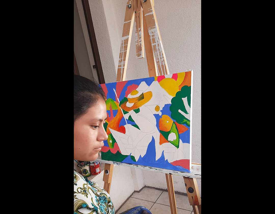 mi futuro pintando san pedro la laguna maria elena 2