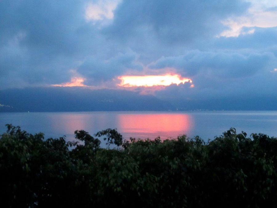 Sunrise over Lake Atitlán