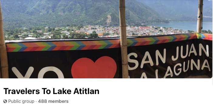 Travelers to Lake Atitlán